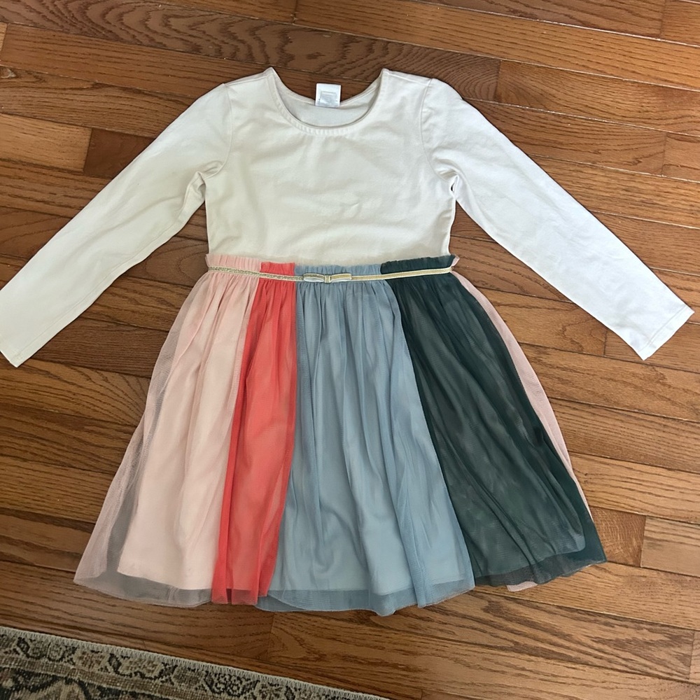 Hanna Andersson colorful tulle dress